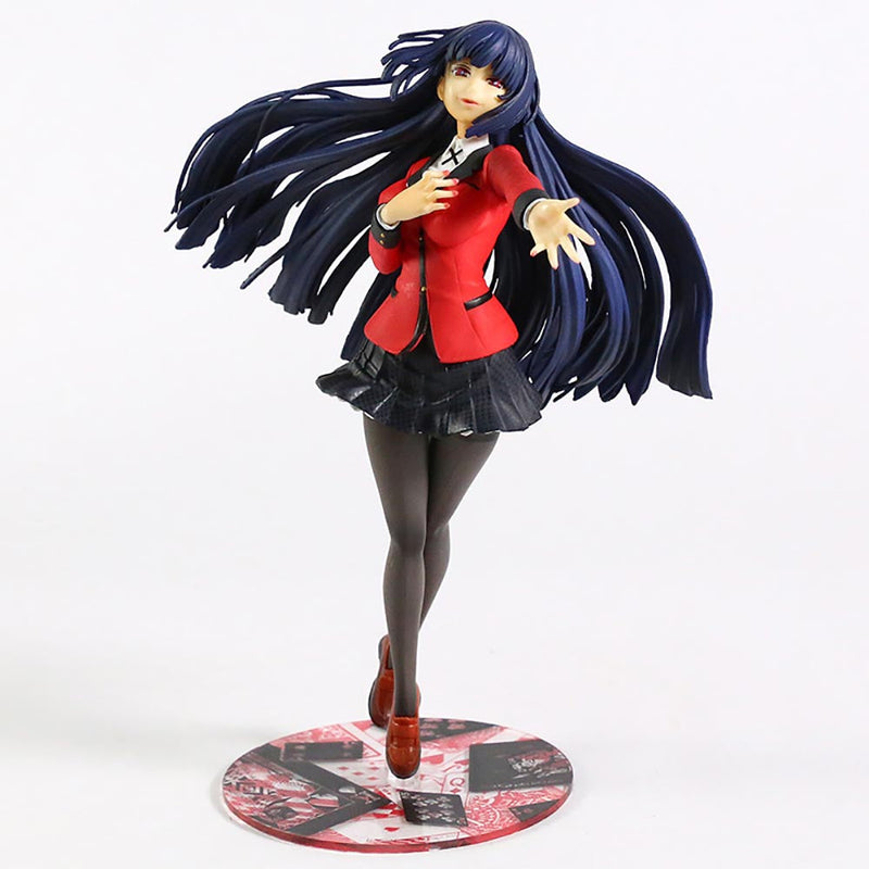 Kakegurui Jabami Yumeko Action Figure Collectible Model Toy 22cm