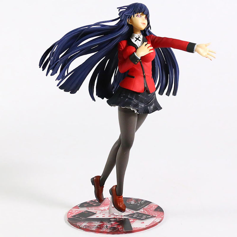 Kakegurui Jabami Yumeko Action Figure Collectible Model Toy 22cm