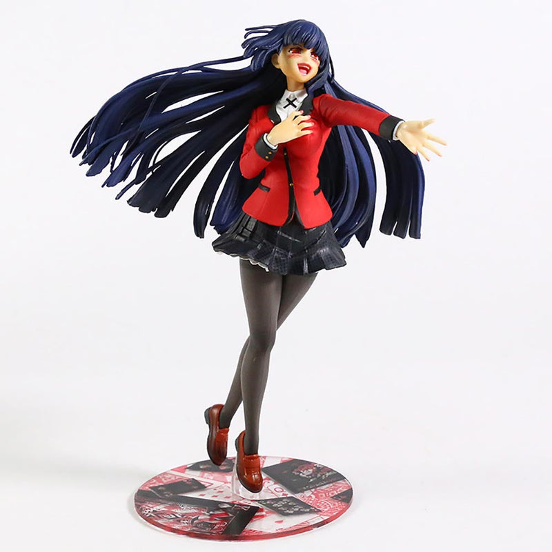 Kakegurui Jabami Yumeko Action Figure Collectible Model Toy 22cm