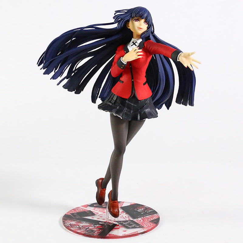 Kakegurui Jabami Yumeko Action Figure Collectible Model Toy 22cm