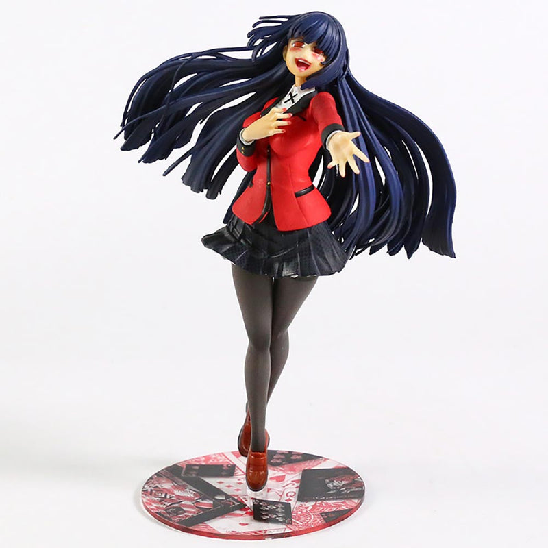 Kakegurui Jabami Yumeko Action Figure Collectible Model Toy 22cm