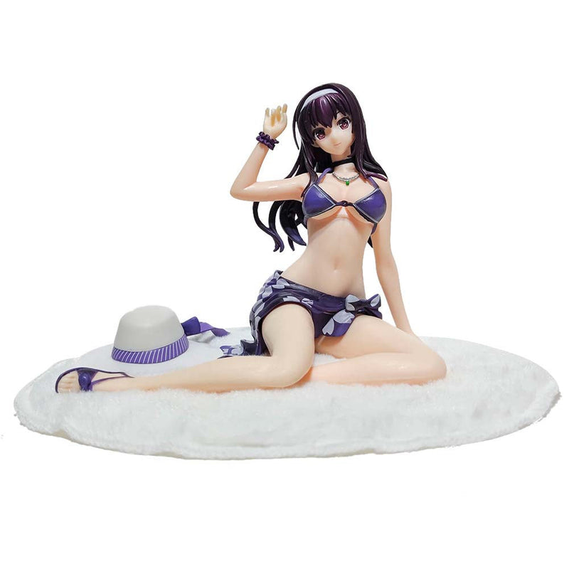 Kasumigaoka Utaha Swimsuit Ver Action Figure Sexy Model Toy 13cm