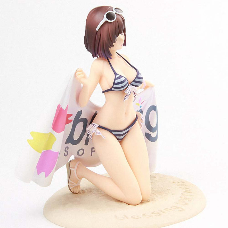 Katou Megumi Blessing Swimming Suit Action Figure Sexy Model Toy 18cm