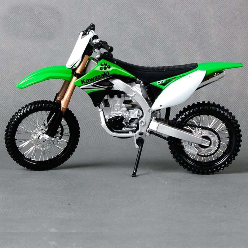 Kawasaki KX 450F Motorcycle Model Assembly Kit Leisure Educational Toy