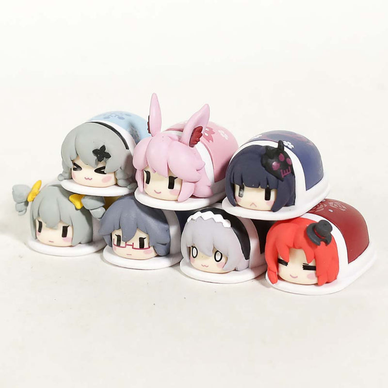 Kiana Kaslana Raiden Mei Bronya Zaychik Murata Himeko Action Figure Set Toy