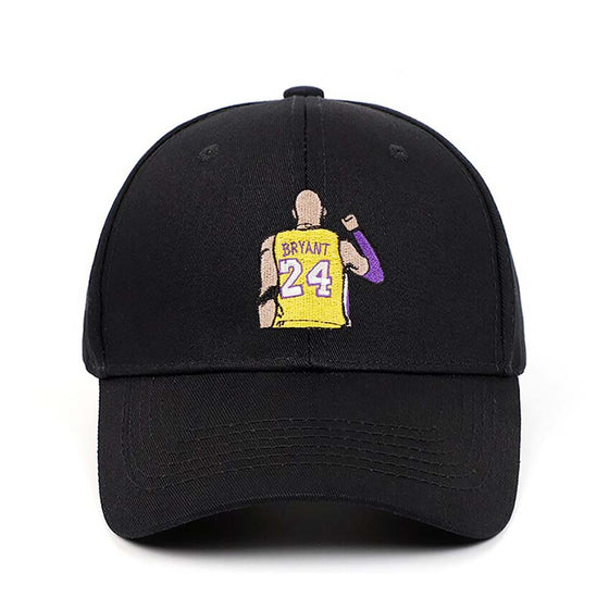 Kobe Bryant No 24 Cotton Embroidery Baseball Cap Outdoor Casual Sun Hat - Toysoff.com