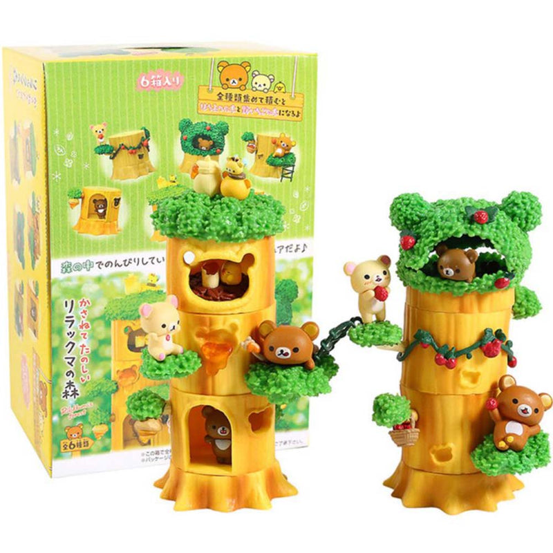 Kuma s Forest Series Mini Action Figure Model Toy 12cm 6pcs