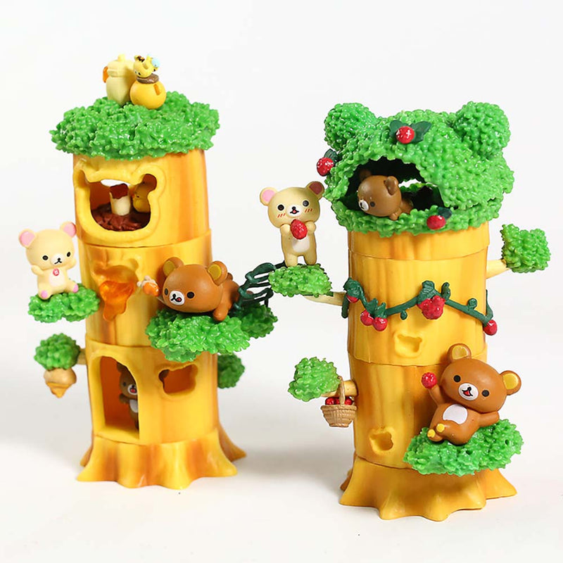 Kuma s Forest Series Mini Action Figure Model Toy 12cm 6pcs