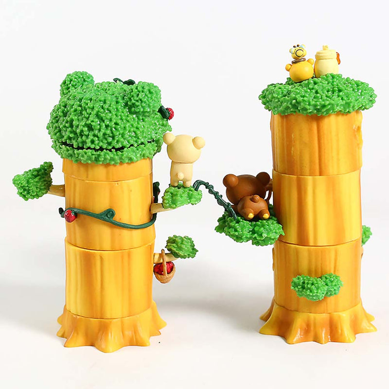 Kuma s Forest Series Mini Action Figure Model Toy 12cm 6pcs