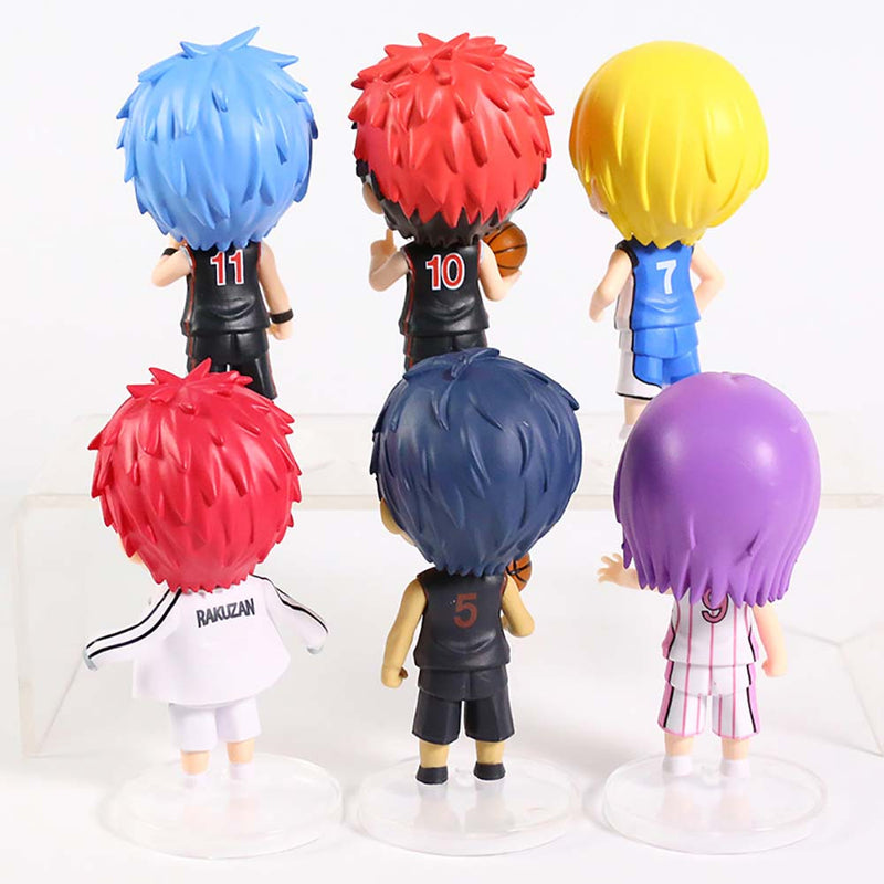 Kuroko s Basketball Mini Action Figure Model Toy 6pcs