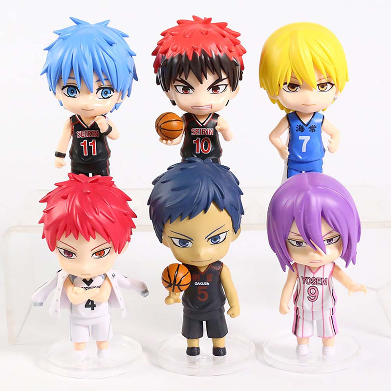 Kuroko s Basketball Mini Action Figure Model Toy 6pcs