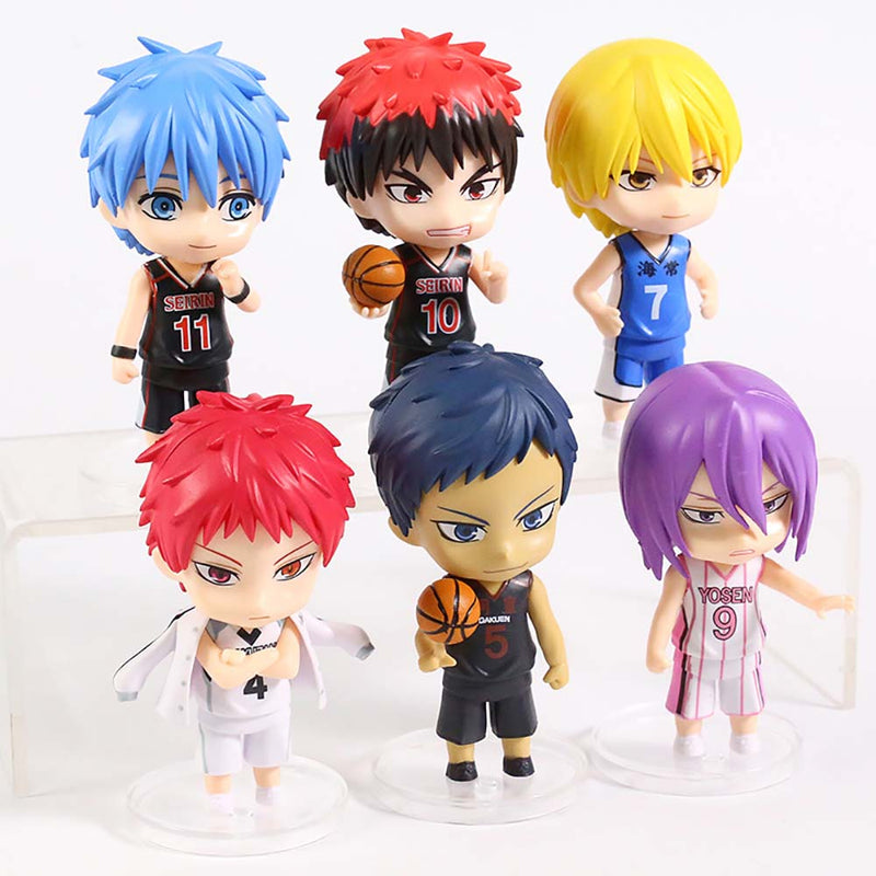 Kuroko s Basketball Mini Action Figure Model Toy 6pcs