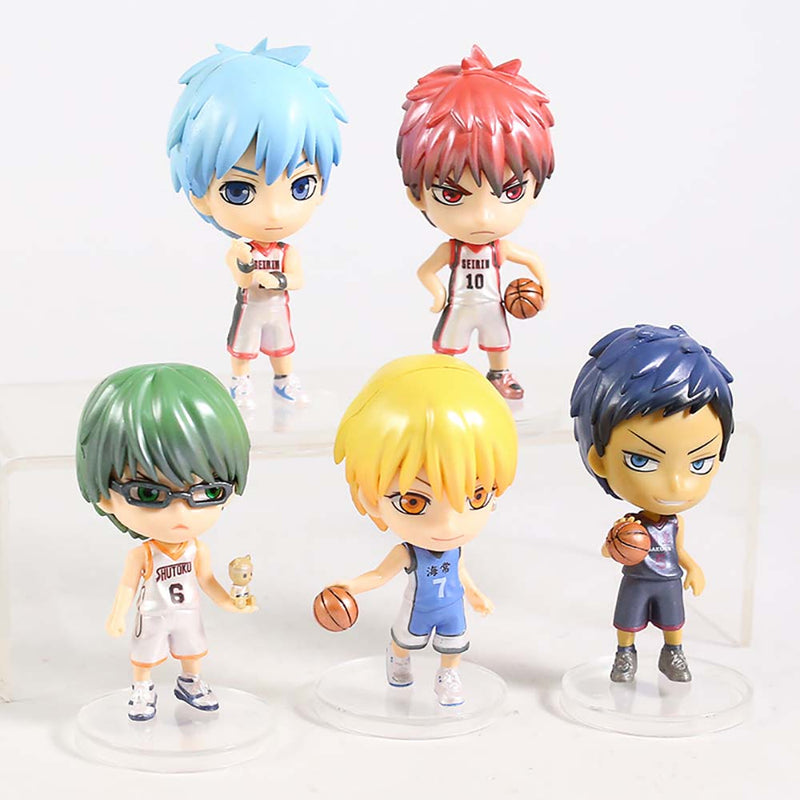 Kuroko s Basketball Q Version Action Figure Model Toy 5pcs 9cm