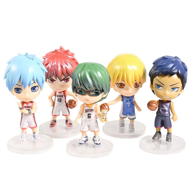 Kuroko s Basketball Q Version Action Figure Model Toy 5pcs 9cm