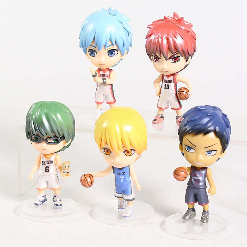 Kuroko s Basketball Q Version Action Figure Model Toy 5pcs 9cm