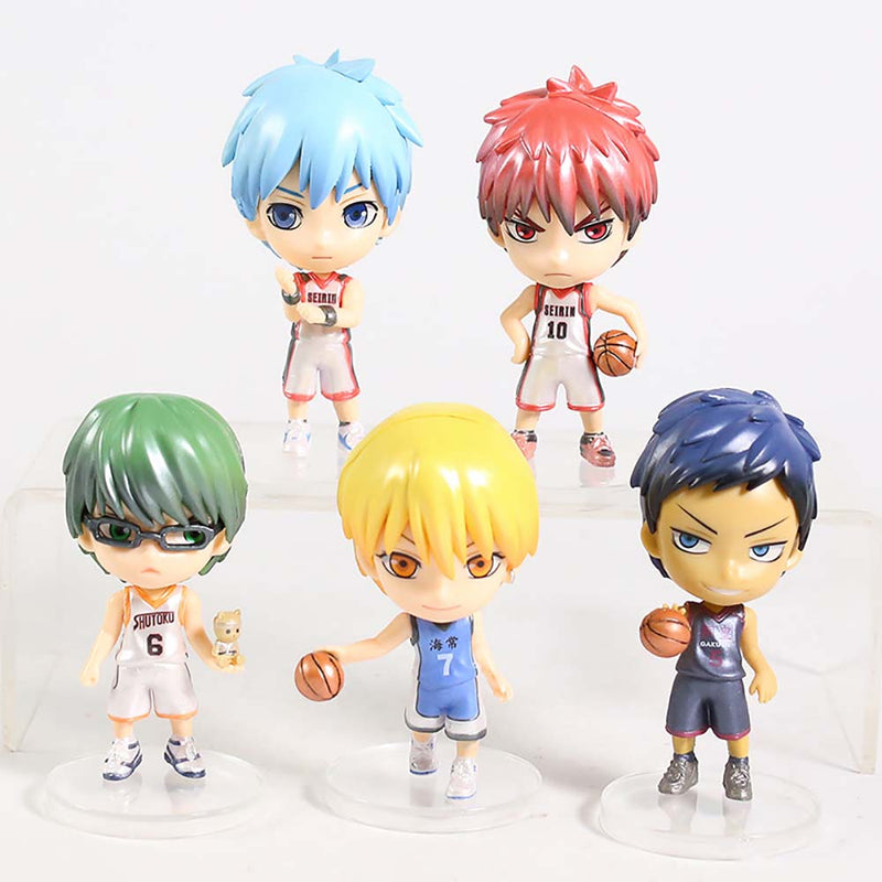 Kuroko s Basketball Q Version Action Figure Model Toy 5pcs 9cm