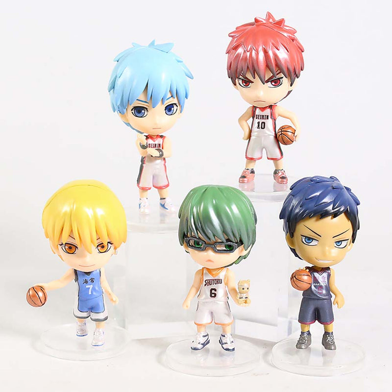 Kuroko s Basketball Q Version Action Figure Model Toy 5pcs 9cm