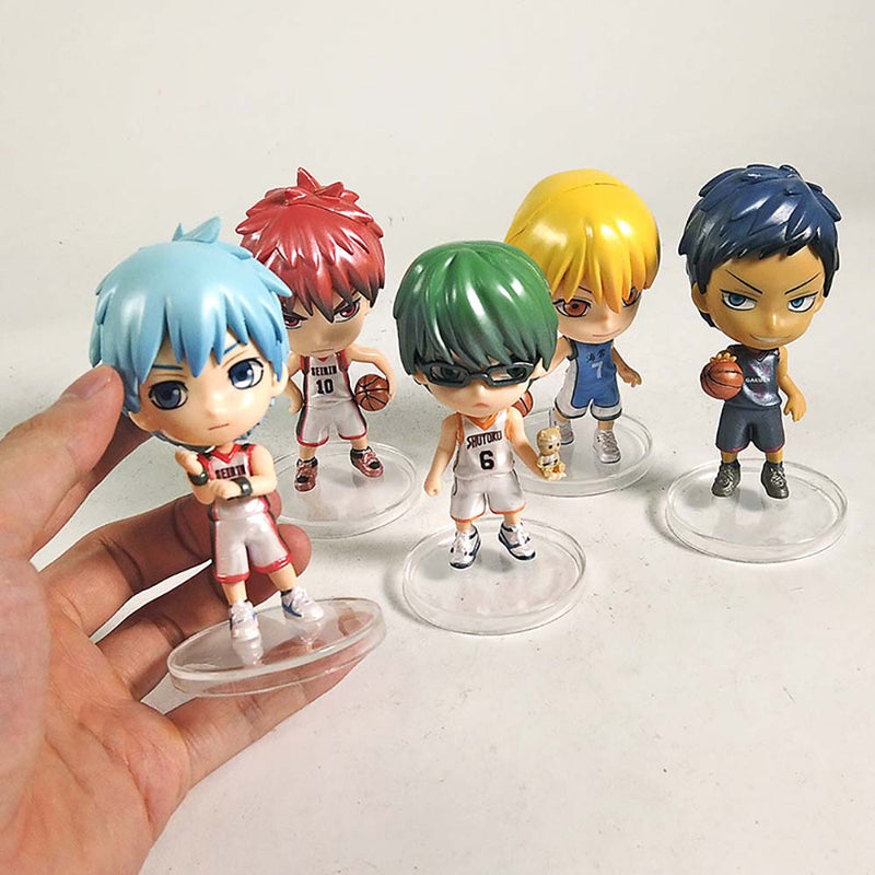 Kuroko s Basketball Q Version Action Figure Model Toy 5pcs 9cm