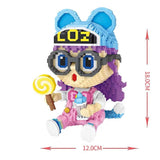 Building Blocks Japan Anime Cartoon Arale Model DIY Kids Toy - Toysoff.com