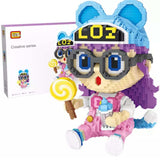 Building Blocks Japan Anime Cartoon Arale Model DIY Kids Toy - Toysoff.com