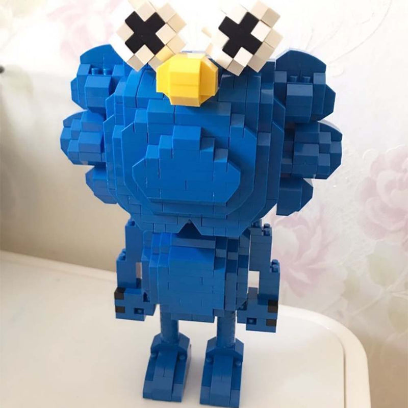 Building Blocks Cartoon Figure Kaws Doll Model DIY Kids Toy - Toysoff.com