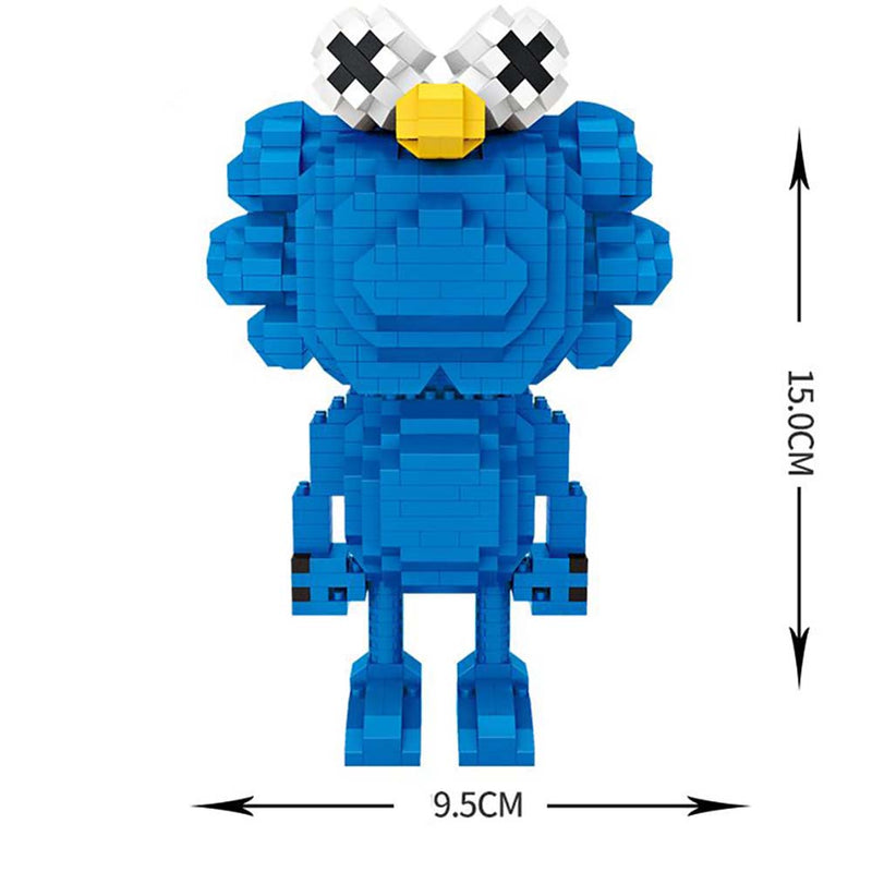 Building Blocks Cartoon Figure Kaws Doll Model DIY Kids Toy - Toysoff.com