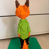 Building Blocks Cartoon Zootopia Nick Wilde Model DIY Kids Toy - Toysoff.com