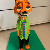 Building Blocks Cartoon Zootopia Nick Wilde Model DIY Kids Toy - Toysoff.com