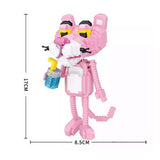 Building Blocks Cartoon Pink Panther Model DIY Kids Toy - Toysoff.com