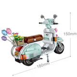 Building Blocks Small Sheep Electric Vehicle Model DIY Kids Toy - Toysoff.com