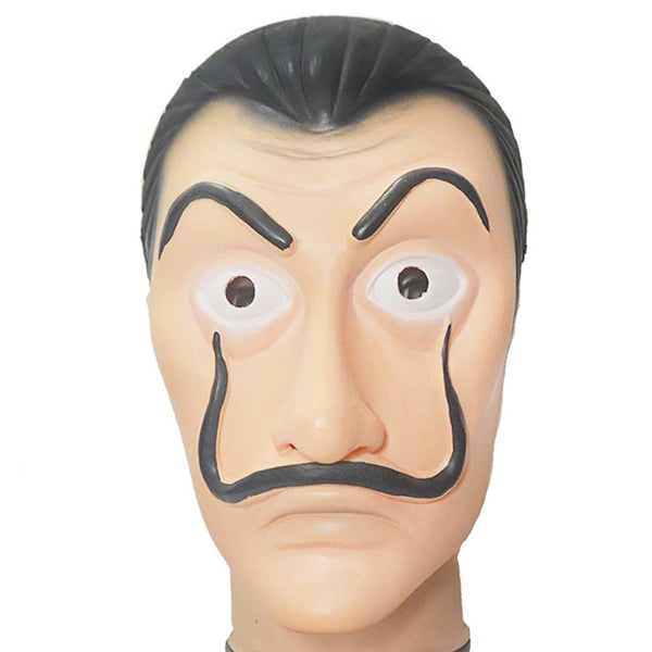 La Casa De Papel Salvador Dali Mask  Halloween Cosplay Prop