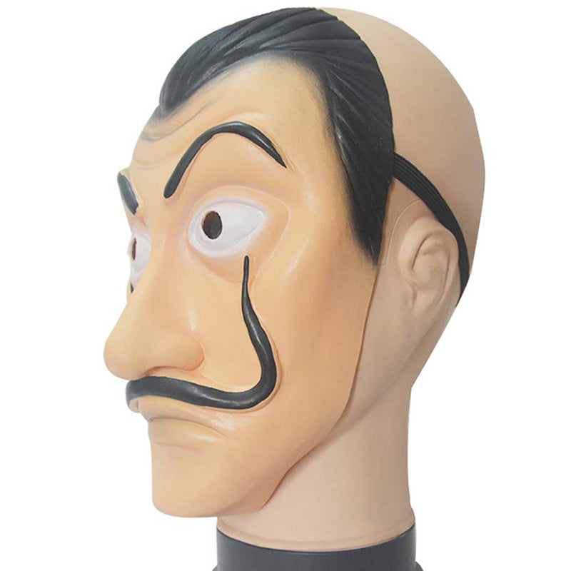 La Casa De Papel Salvador Dali Mask  Halloween Cosplay Prop