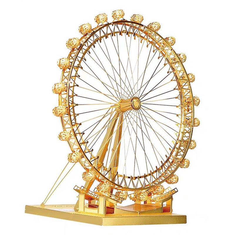 London Eye Ferris Wheel 3D Model Metal Puzzle DIY Assembled Toy Decorations - Toysoff.com