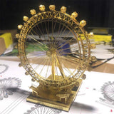 London Eye Ferris Wheel 3D Model Metal Puzzle DIY Assembled Toy Decorations - Toysoff.com