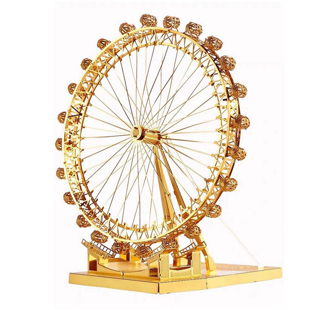 London Eye Ferris Wheel 3D Model Metal Puzzle DIY Assembled Toy Decorations - Toysoff.com