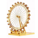 London Eye Ferris Wheel 3D Model Metal Puzzle DIY Assembled Toy Decorations - Toysoff.com