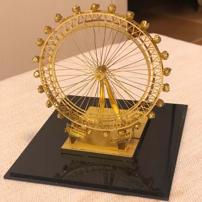 London Eye Ferris Wheel 3D Model Metal Puzzle DIY Assembled Toy Decorations - Toysoff.com