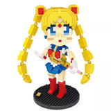 Building Blocks Japan Anime Sailor Moon Small Lady Cartoon Model DIY Kids Toy - Toysoff.com