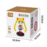 Building Blocks Japan Anime Sailor Moon Small Lady Cartoon Model DIY Kids Toy - Toysoff.com