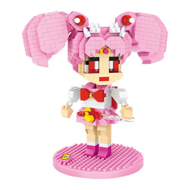 Building Blocks Japan Anime Sailor Moon Small Lady Cartoon Model DIY Kids Toy - Toysoff.com