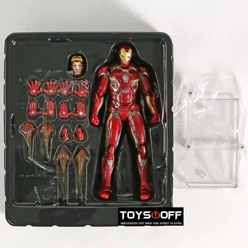 MAFEX NO 022 Iron Man Mark MK45 Action Figure Toy 16cm