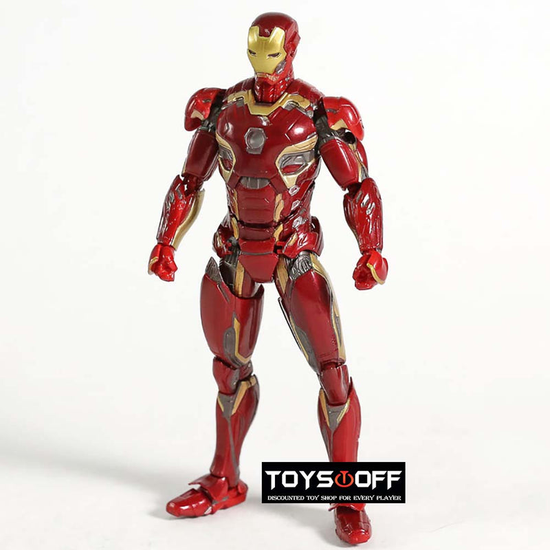 MAFEX NO 022 Iron Man Mark MK45 Action Figure Toy 16cm