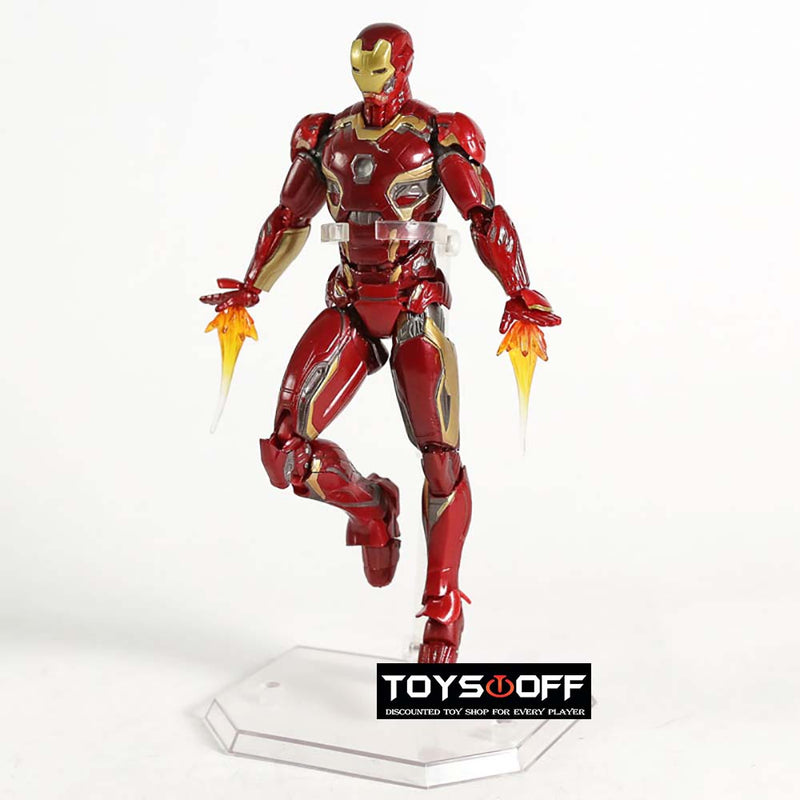 MAFEX NO 022 Iron Man Mark MK45 Action Figure Toy 16cm