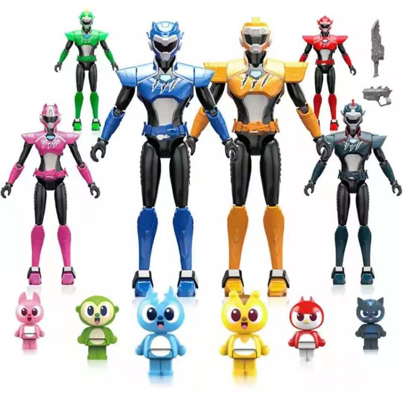 MINI FORCE Robot Lucy Max Jackey Leo Sammy Volt Action Figure Toy