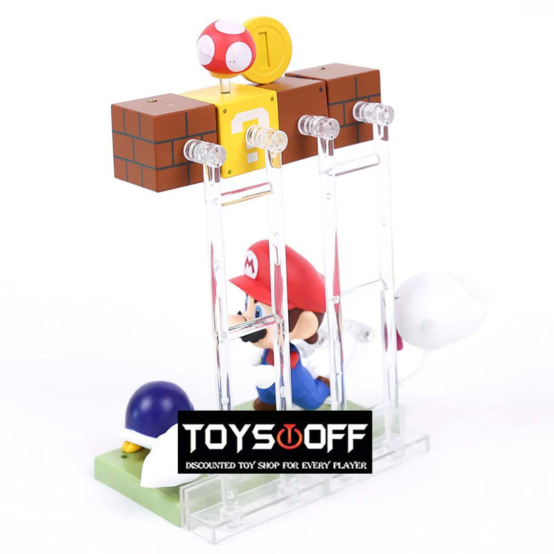 Mario with Toad Koopa Boo 473 Action Figure Model Toy 10cm