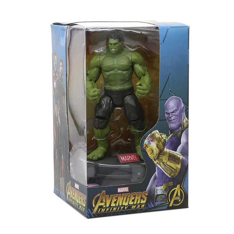 Avengers Hulk Action Figure With Luminous Base Toy 18cm