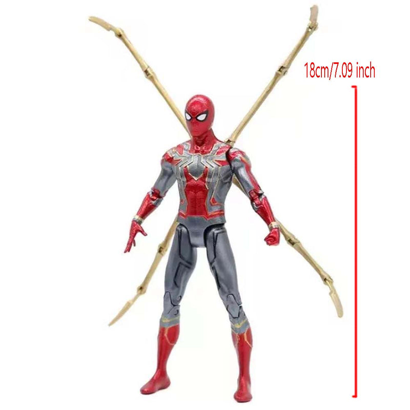 Avengers Spiderman Action Figure With Luminous Base Toy 18cm