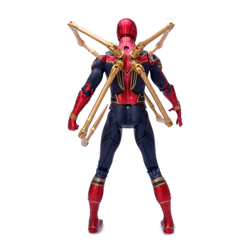 Avengers Superhero Spiderman Action Figure Model Toy With Holder