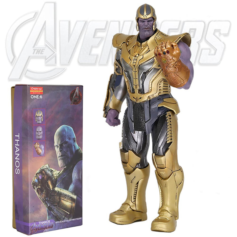 Avengers Superhero Thanos Action Figure Model Toy 30cm