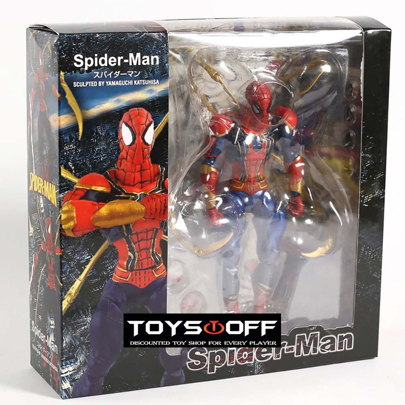 Avengers Yamaguchi Iron Spiderman Action Figure Joints Movable Toy 17cm